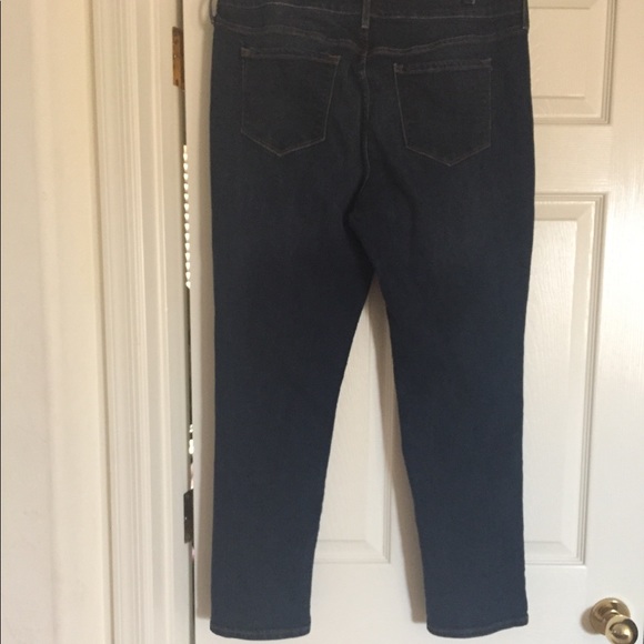 NWOT Old Navy dark denim bootcut jeans 16 short - Picture 2 of 14